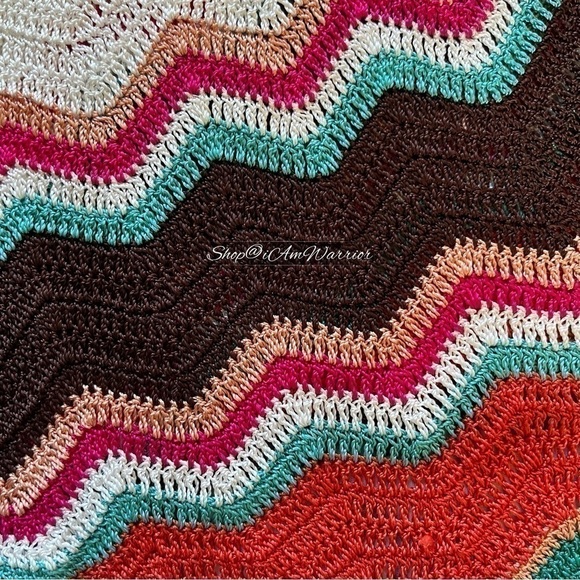 Missoni RARE crochet zigzag chevron long duster cardigan *shop@iamwarrior - Picture 5 of 16
